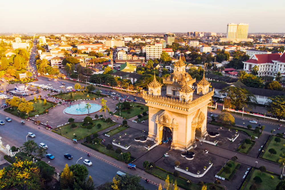 Patuxai monument in Vientiane