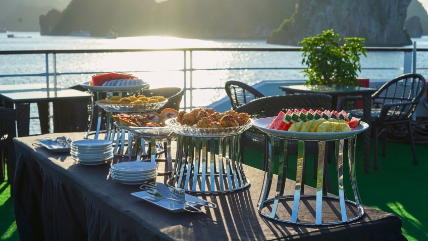 Canape At Sunset Party