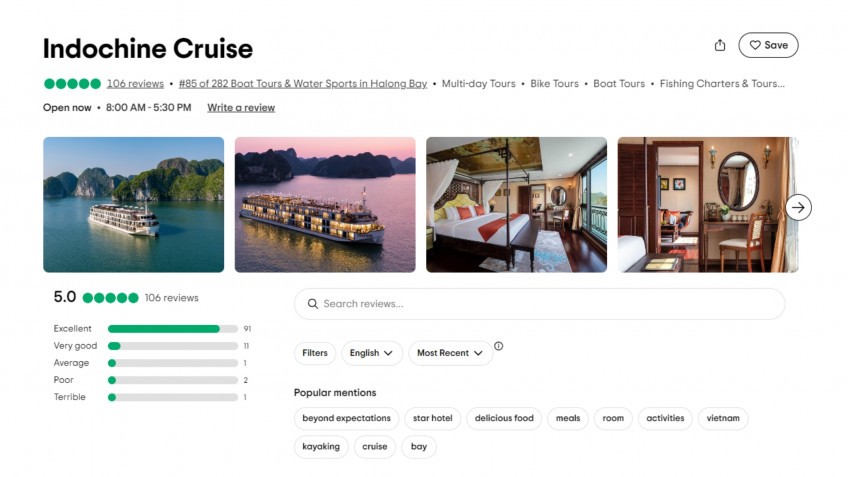Indochine Cruise Tripadvisor