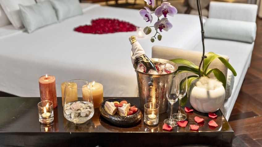 Romantic Honeymoon Setup