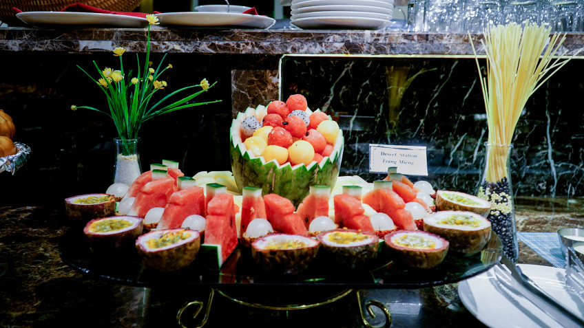 Fruit Basket On Peony