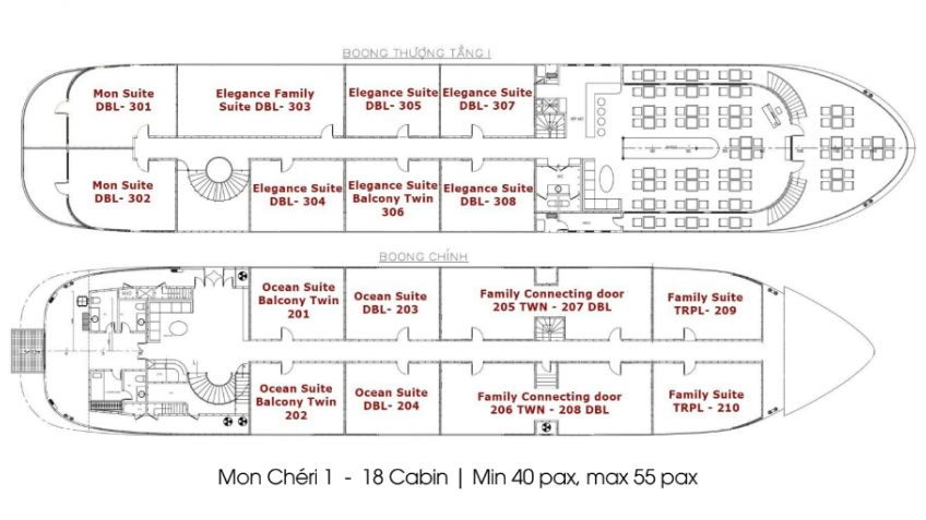 Mon Cheri 1 Deckplan