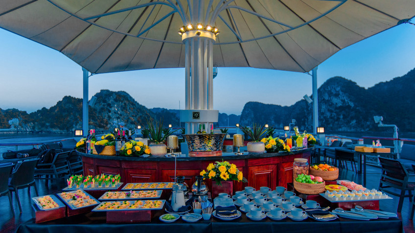Delicious Canape at Sunset