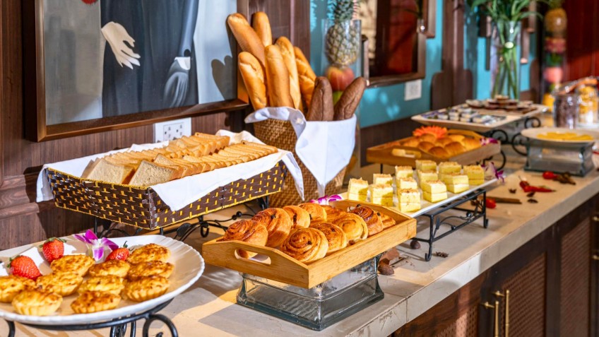Light Breakfast with Tasty Desserts