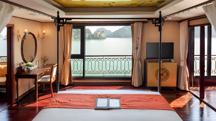 The view from the bed