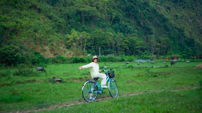 Cycling In Viet Hai Village