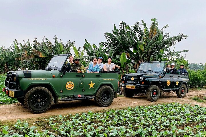 Hanoi Jeep Adventure: City Sights, Hidden Alleys & Red River Villages