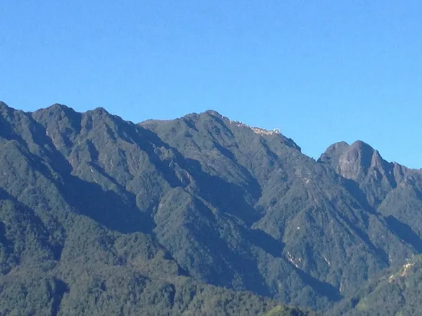 View of Fansipan Peak and surrounding Hoang Lien Son mountains