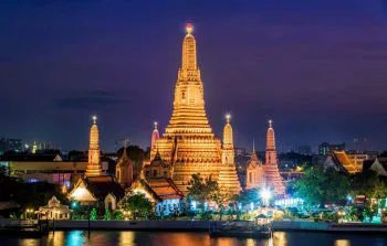 Wat Arun temple in Bangkok, Thailand